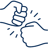 Icon of fist bump